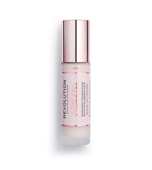 Revolution - Base de Maquilhagem Conceal & Hydrate - F0.5