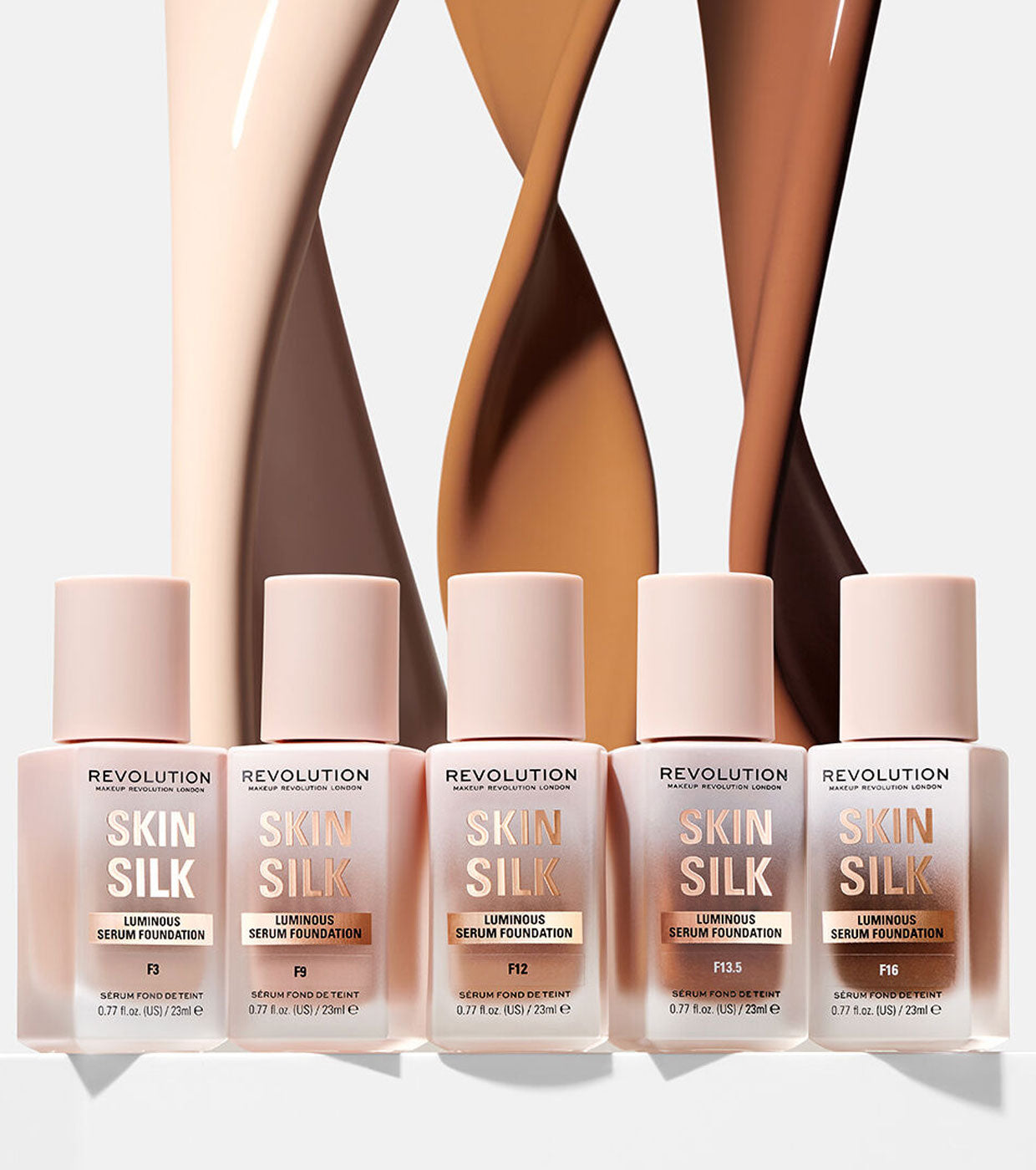 Revolution - Base de maquiagem Skin Silk Serum Foundation - F1