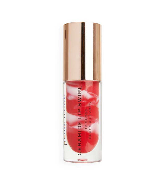 Revolution - Brilho labial Ceramide Lip Swirl - Bitten red
