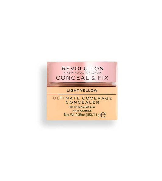 Revolution - Corretor Ultimate Coverage Conceal & Fix - Light Yellow