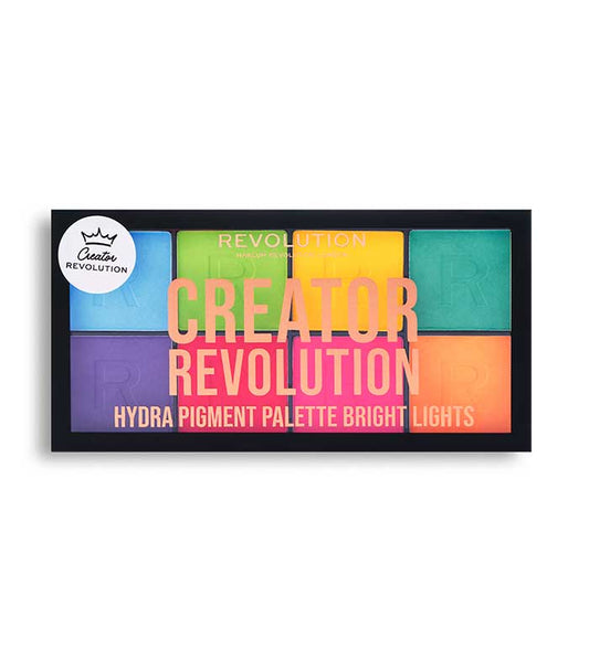 Revolution - *Creator * - Paleta de sombras Hydra Pigment Palette - Bright Lights