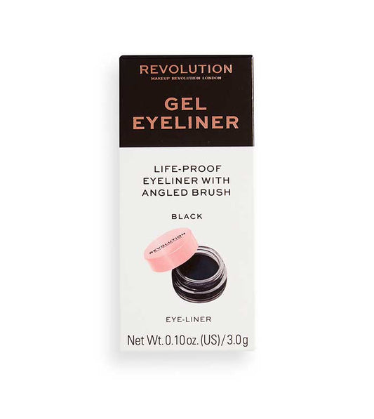 Revolution - Delineador em gel com pincel - Black