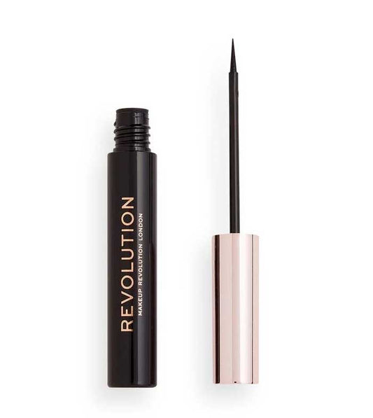 Revolution - Delineador líquido Super Flick Eyeliner - Preto