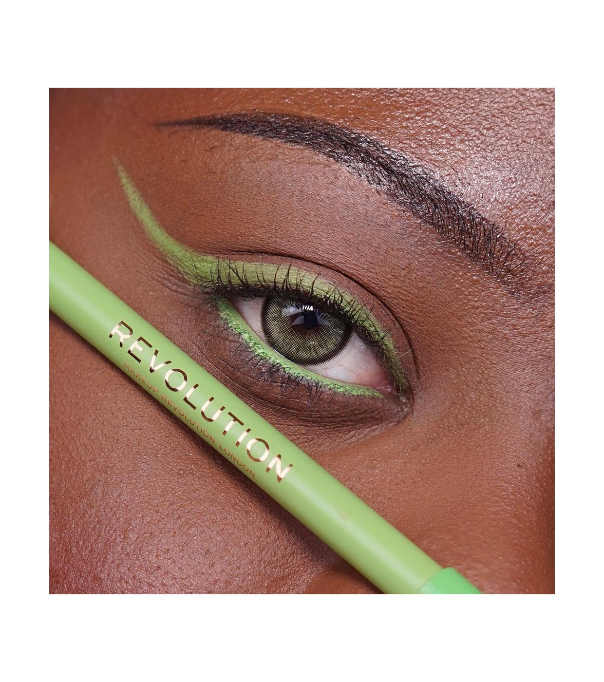 Revolution - Delineador Streamline Waterline Eyeliner Pencil - Green