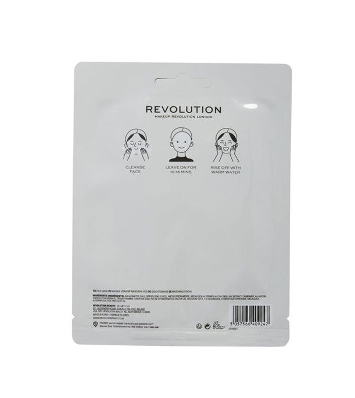 Revolution - *Friends X Revolution* - Máscara facial de tecido de árvore do chá - Ross