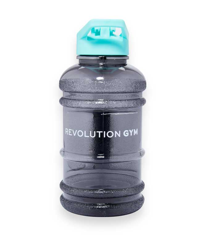 Revolution Gym - Garrafa de água preta de 1 litro