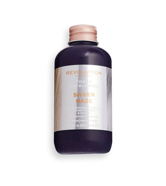Revolution Haircare - Coloração semipermanente para cabelos loiros Hair Tones - Silver Haze