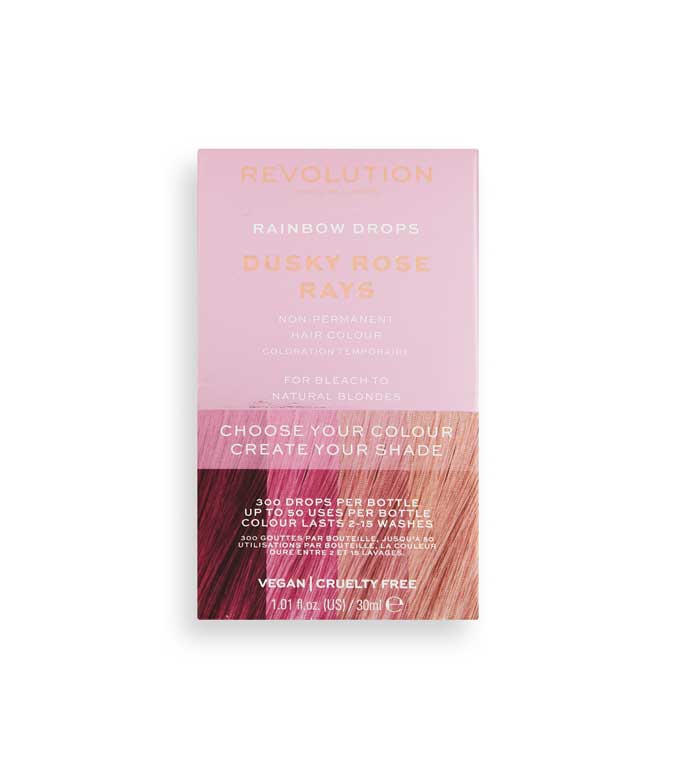 Revolution Haircare - Coloração temporária Rainbow Drops - Dusky Rose Rays