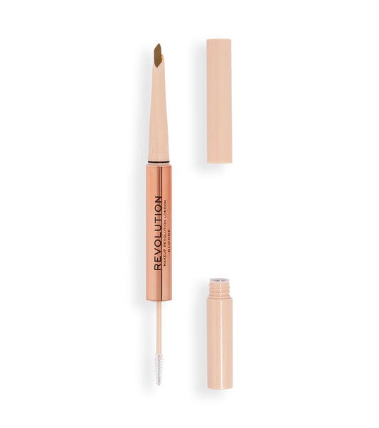 Revolution - Lápis de sobrancelha Fluffy Brow Filter Duo - Blonde