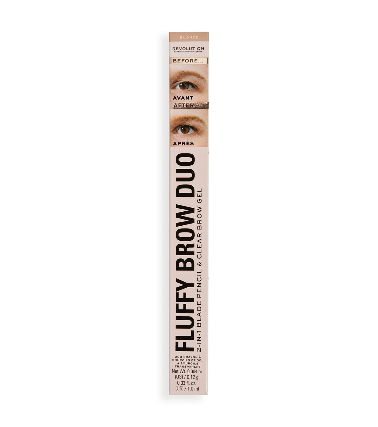 Revolution - Lápis de sobrancelha Fluffy Brow Filter Duo - Blonde