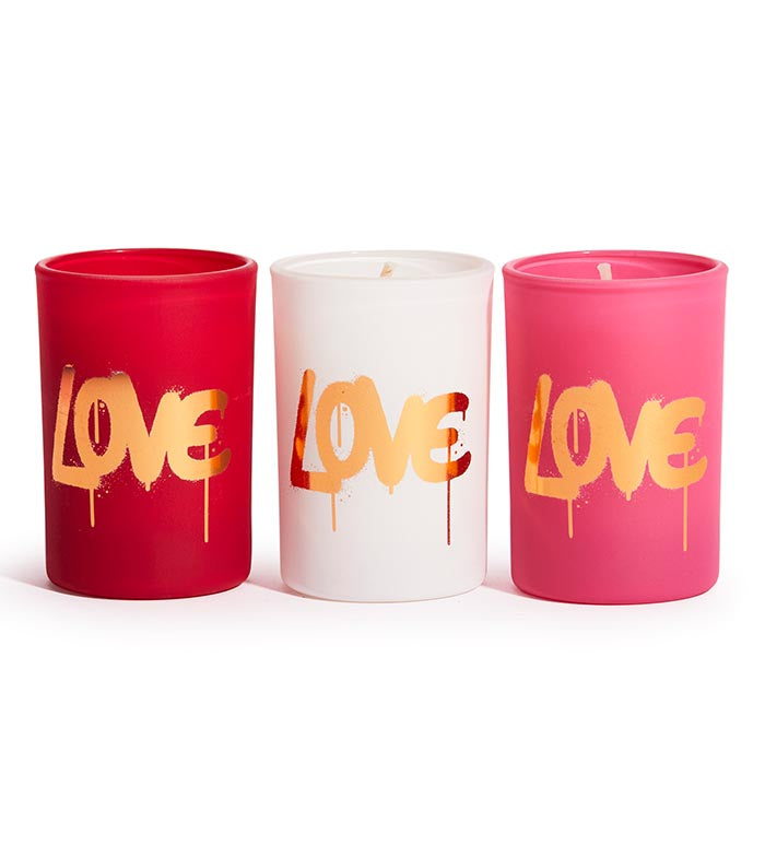 Revolution - *Love Collection* - Pack de três mini velas perfumadas - Love Is In The Air
