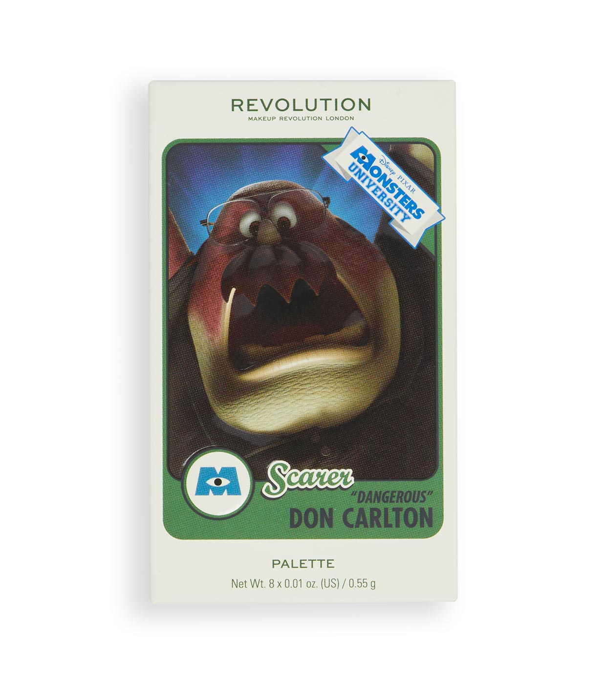 Revolution - *Monsters University* - Mini paleta de sombras Card Palette - Don Carlton Scare
