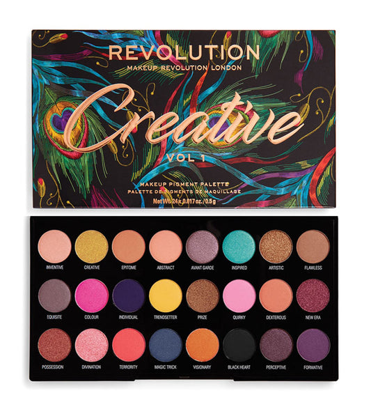 Revolution - Paleta de sombras de olhos Creative Vol 1