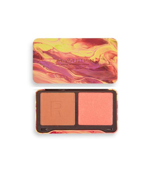 Revolution  - *Neon Heat* - Paleta de rostos Neon Heat Dynamic - Peach Heat