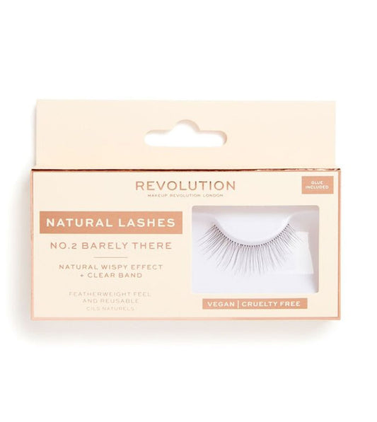 Revolution - Pestanas postiças Natural Lashes - Nº.2 Barely There