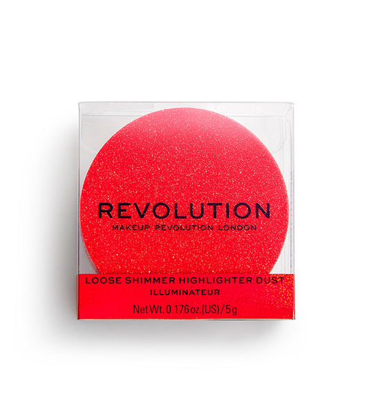 Revolution - *Precious Stone* - Iluminador em pó metalizado - Ruby Crush