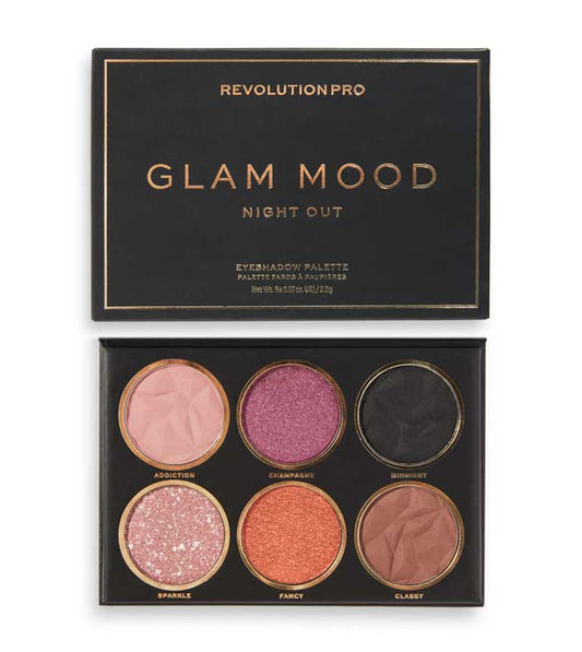 Revolution Pro - *Glam Mood* - Paleta de sombras - Night Out