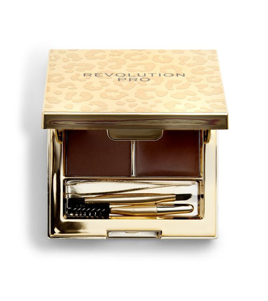Revolution Pro - Kit de sobrancelha Ultimate Brow Sculpt Kit - Soft Brown