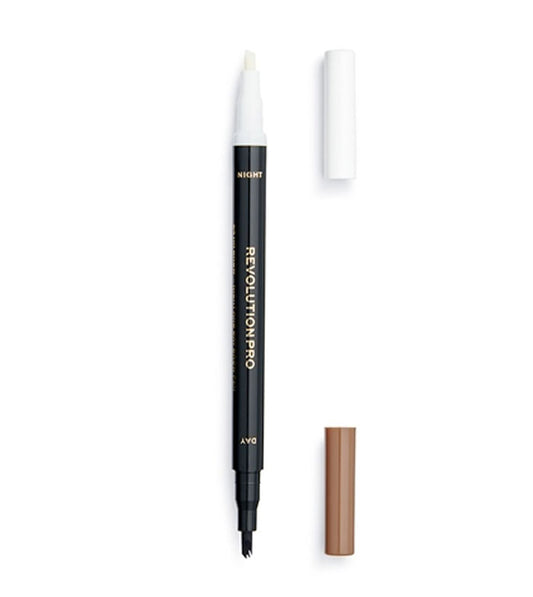Revolution Pro - Lápis e soro de sobrancelhas 24Hr Brow - Ash Brown