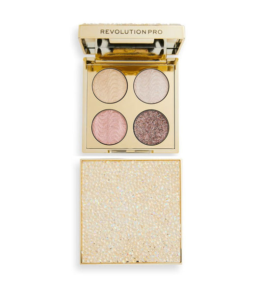 Revolution Pro - Paleta de sombras Ultimate Eye Look - Gold Crystal