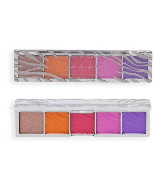 Revolution Pro - Paleta de Sombras Glam - So Glam Zebra Brights