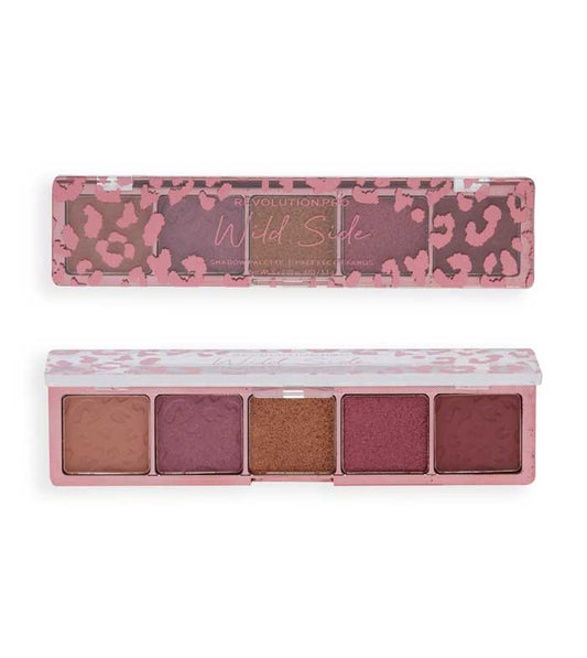 Revolution Pro - Paleta de sombras Glam - Wild Side Leopard Rose Gold