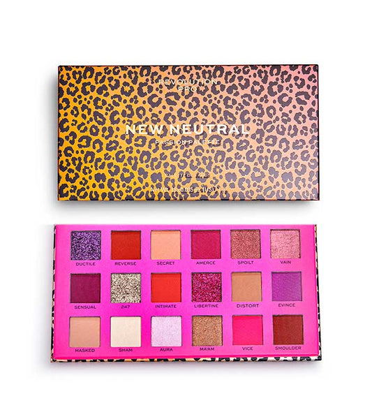 Revolution Pro - Paleta de sombras New Neutral Passion Palette