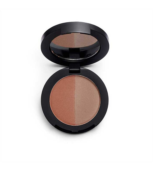 Revolution Pro  - Sombra de sobrancelha em pó Duo Brow - Auburn