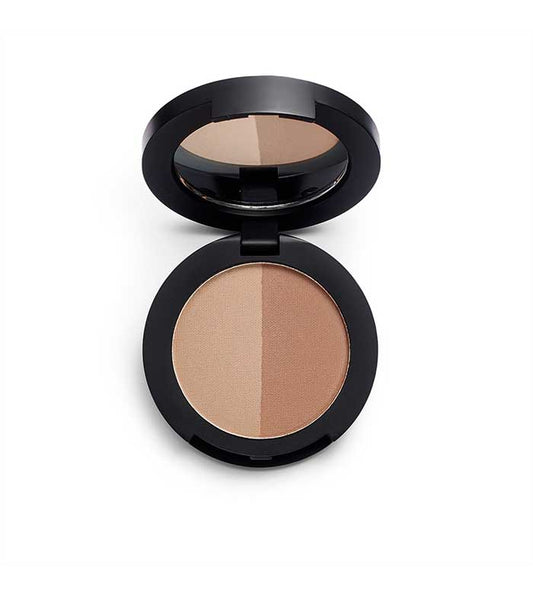 Revolution Pro  - Sombra de sobrancelha em pó Duo Brow - Soft Brown