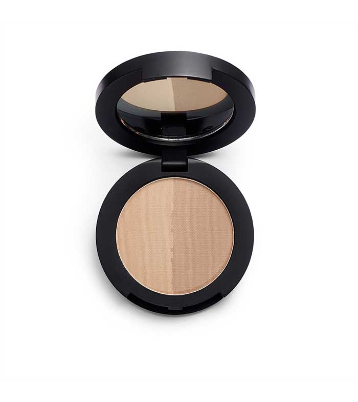 Revolution Pro  - Sombra de sobrancelha em pó Duo Brow - Taupe