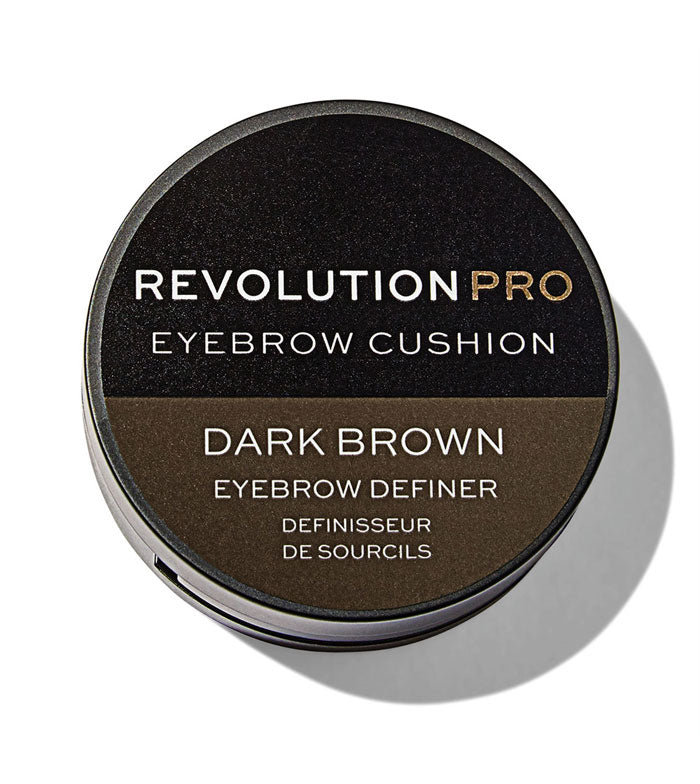 Revolution Pro - Tinta para sobrancelhas Cushion - Dark Brown