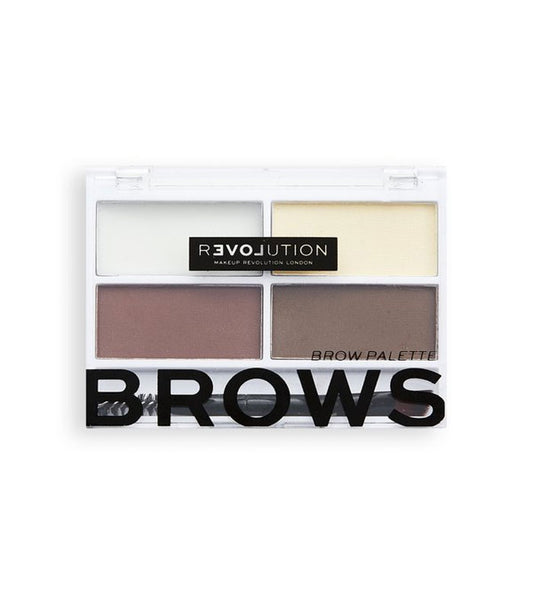 Revolution Relove - Brow Kit Colour Cult Brow Palette - Dark
