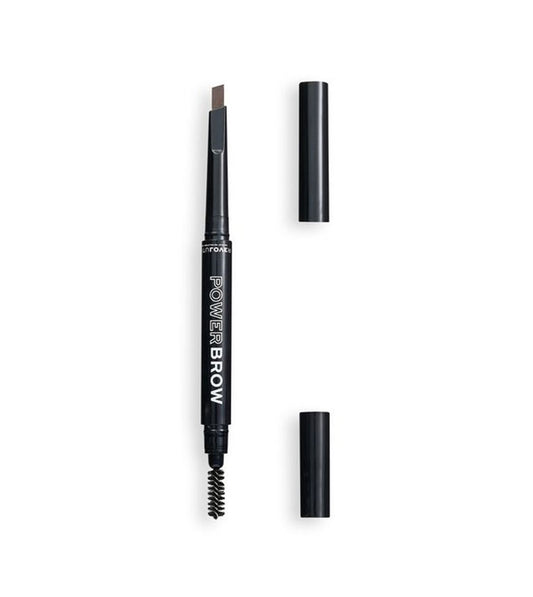 Revolution Relove - Lápis de sobrancelha Power Brow - Dark Brown