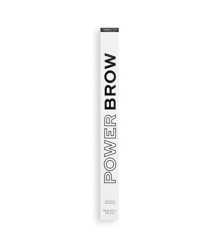 Revolution Relove - Lápis de sobrancelha Power Brow - Dark Brown