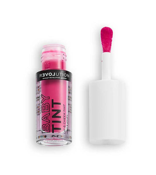 Revolution Relove - Tonalidade para lábios e bochechas Baby Tint - Fuchsia