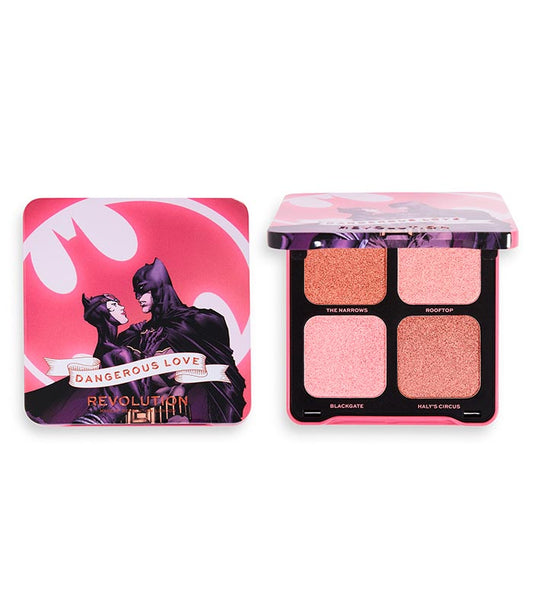Revolution - *Revolution X DC Dangerous Love* - Paleta de iluminador em pó