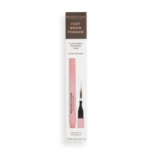 Revolution - Lápis de sobrancelha Fast Brow Pomade - Dark Brown
