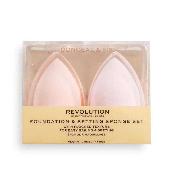 Revolution - Set esponjas de maquiagem Conceal & Fix
