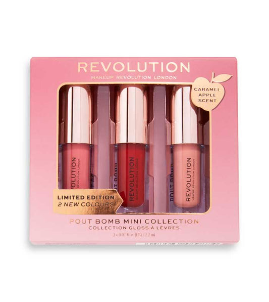 Revolution - Pout Bomb Mini gloss labial - Caramel Apple