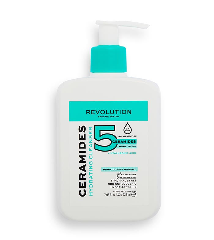 Revolution Skincare - Limpador facial hidratante com ceramidas - Pele normal-seca