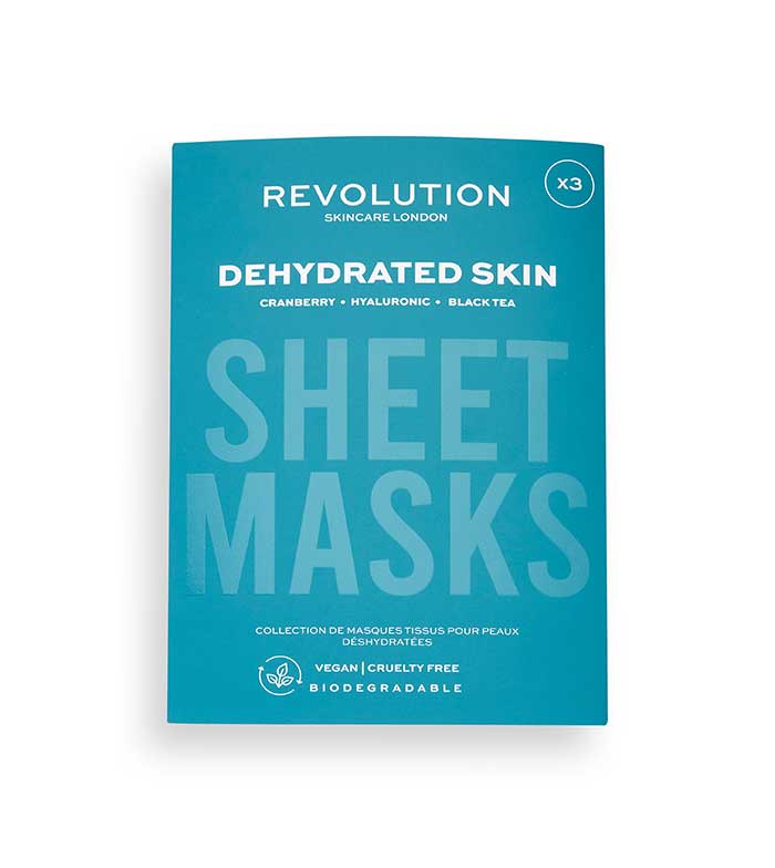 Revolution Skincare - Pacote de 3 máscaras para pele desidratada
