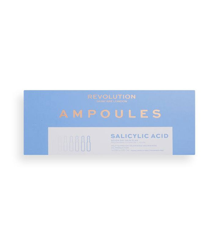 Revolution Skincare - Pacote de 7 ampolas anti-manchas com ácido salicílico
