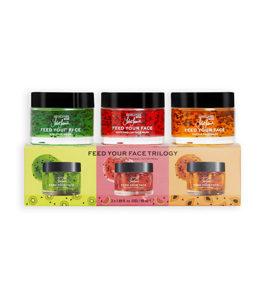 Revolution Skincare - Pacote de máscaras faciais Jake-Jamie Feed your Face Trilogy