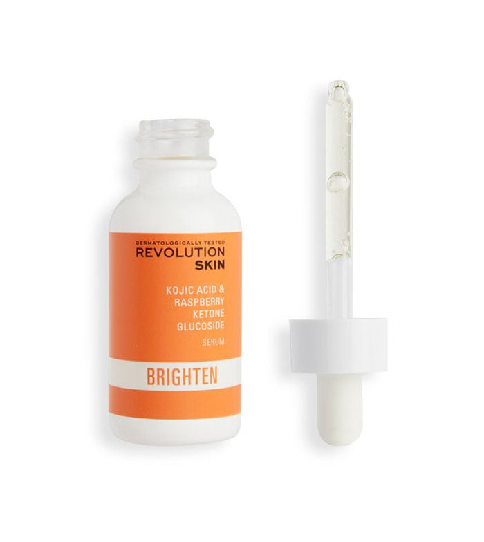 Revolution Skincare - ácido kójico e soro glicosado de framboesa cetona