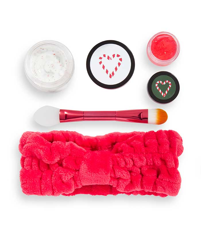 Revolution Skincare - Conjunto de presente Jake-Jamie Candy Cane Collection