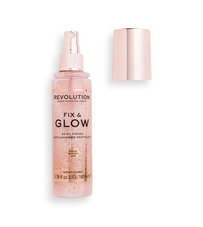 Revolution - Spray fixador de maquiagem Fix & Glow
