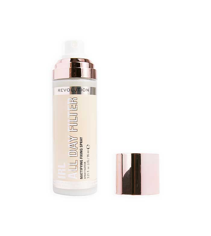 Revolution - Spray fixador de maquiagem matificante IRL All Day Filter