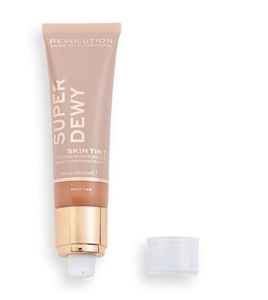 Revolution - *Super Dewy* - Hidratante matizado Super Dewy Skin Tint - Rich Tan