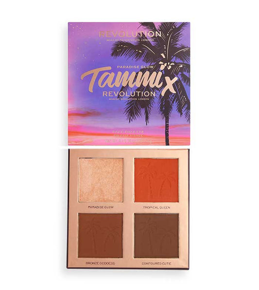 Revolution - *Tropical Twilight Collection* - Paleta de rosto X Tammi - Paradise Glow